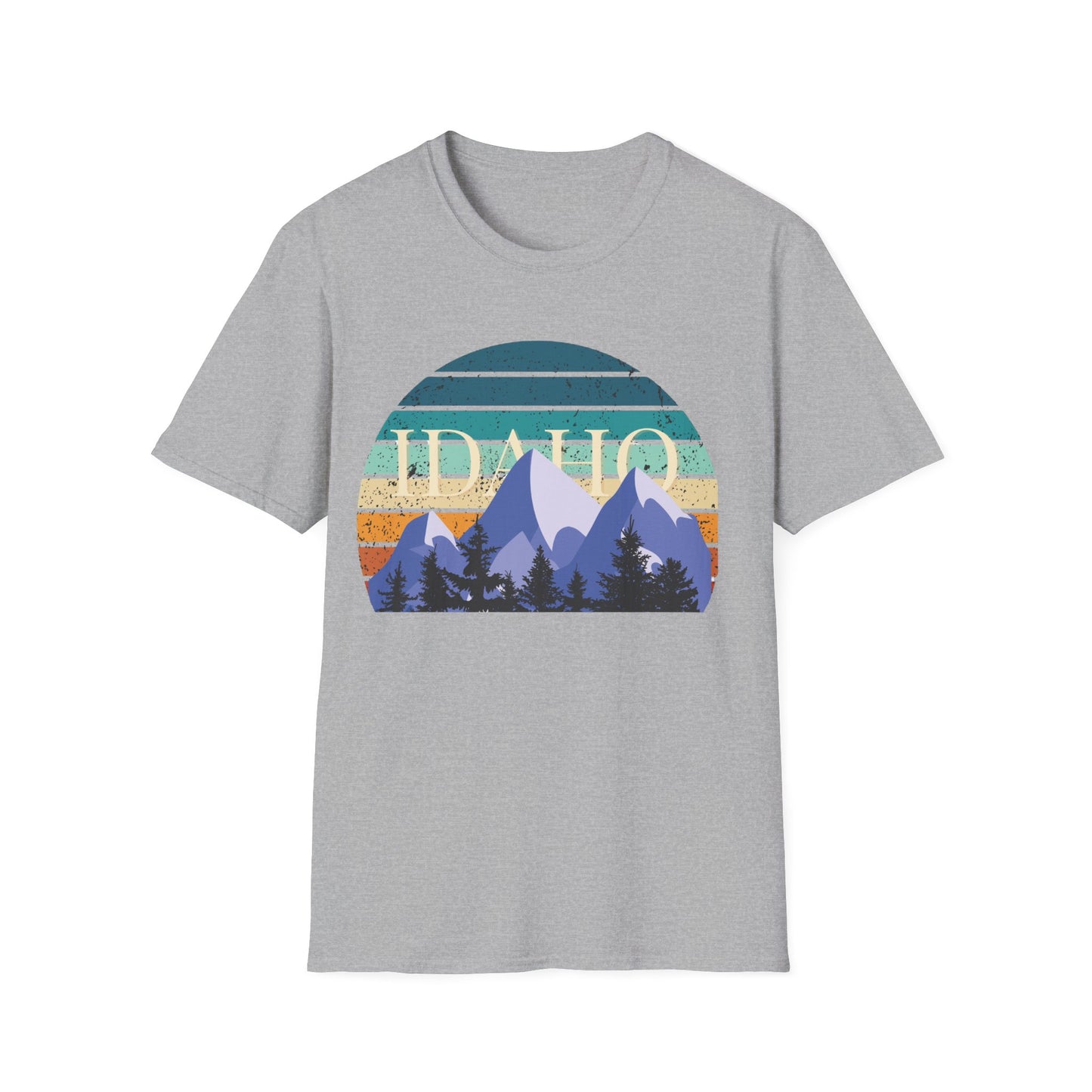 Idaho Vintage Sunset Mountains T-Shirt