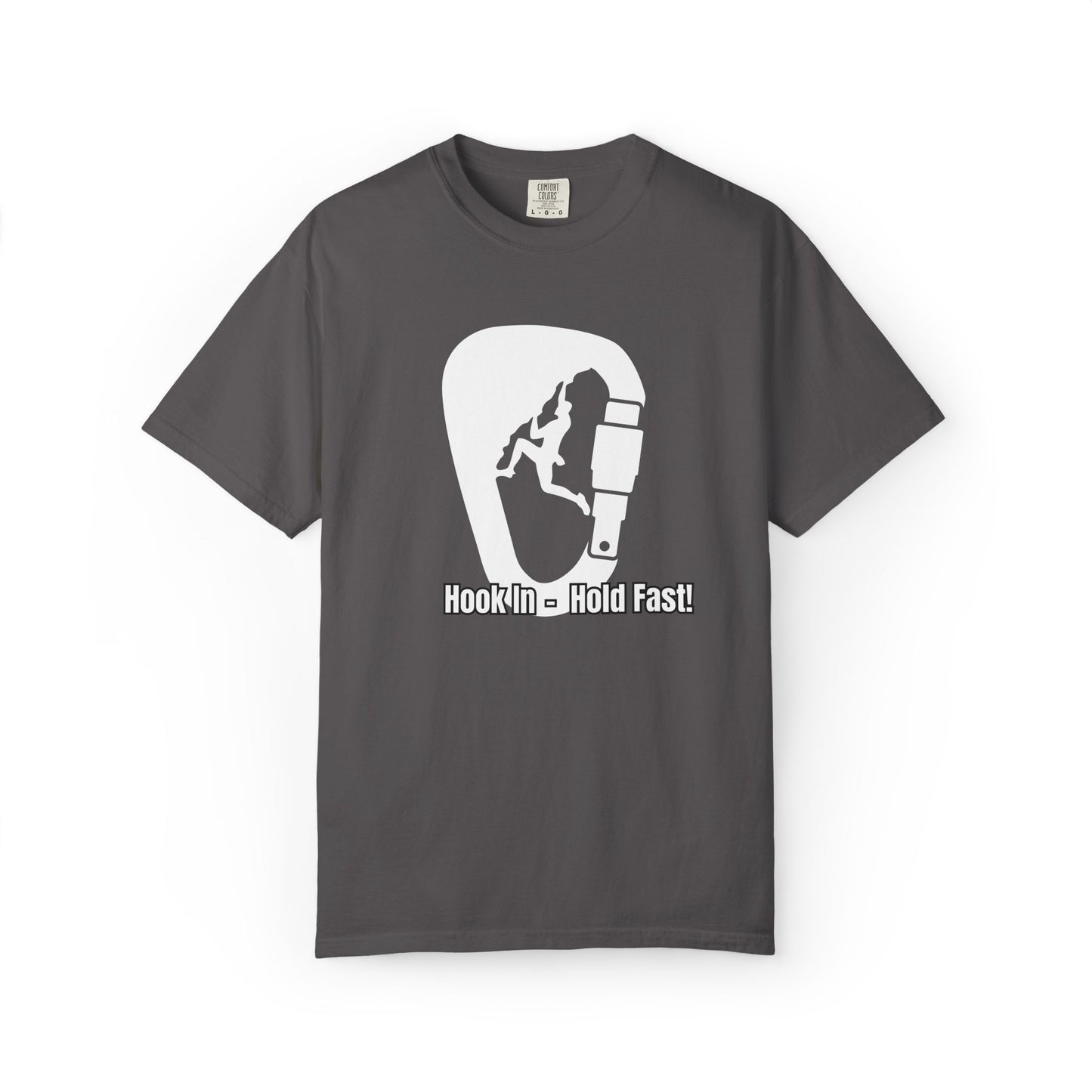 Hook in Hold Fast T-Shirt - Nautical Unisex Garment-Dyed Tee