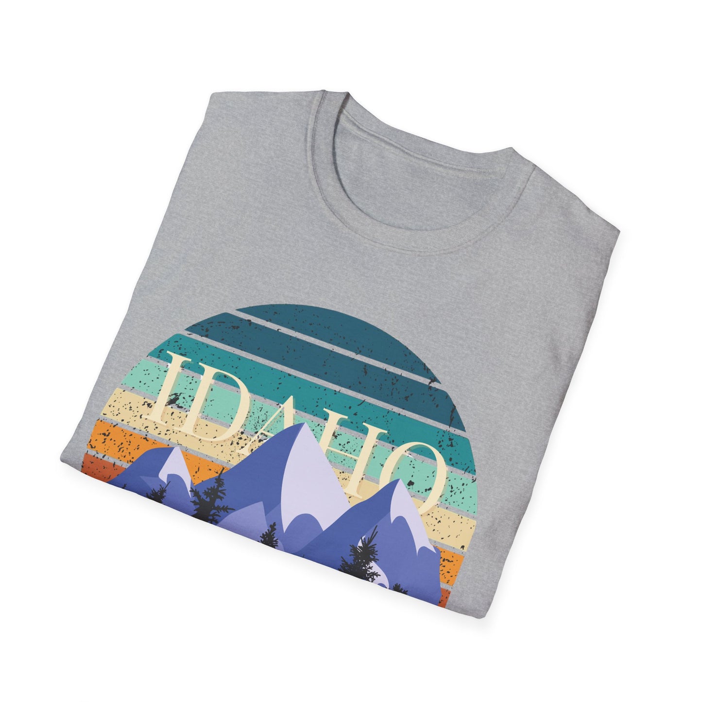 Idaho Vintage Sunset Mountains T-Shirt