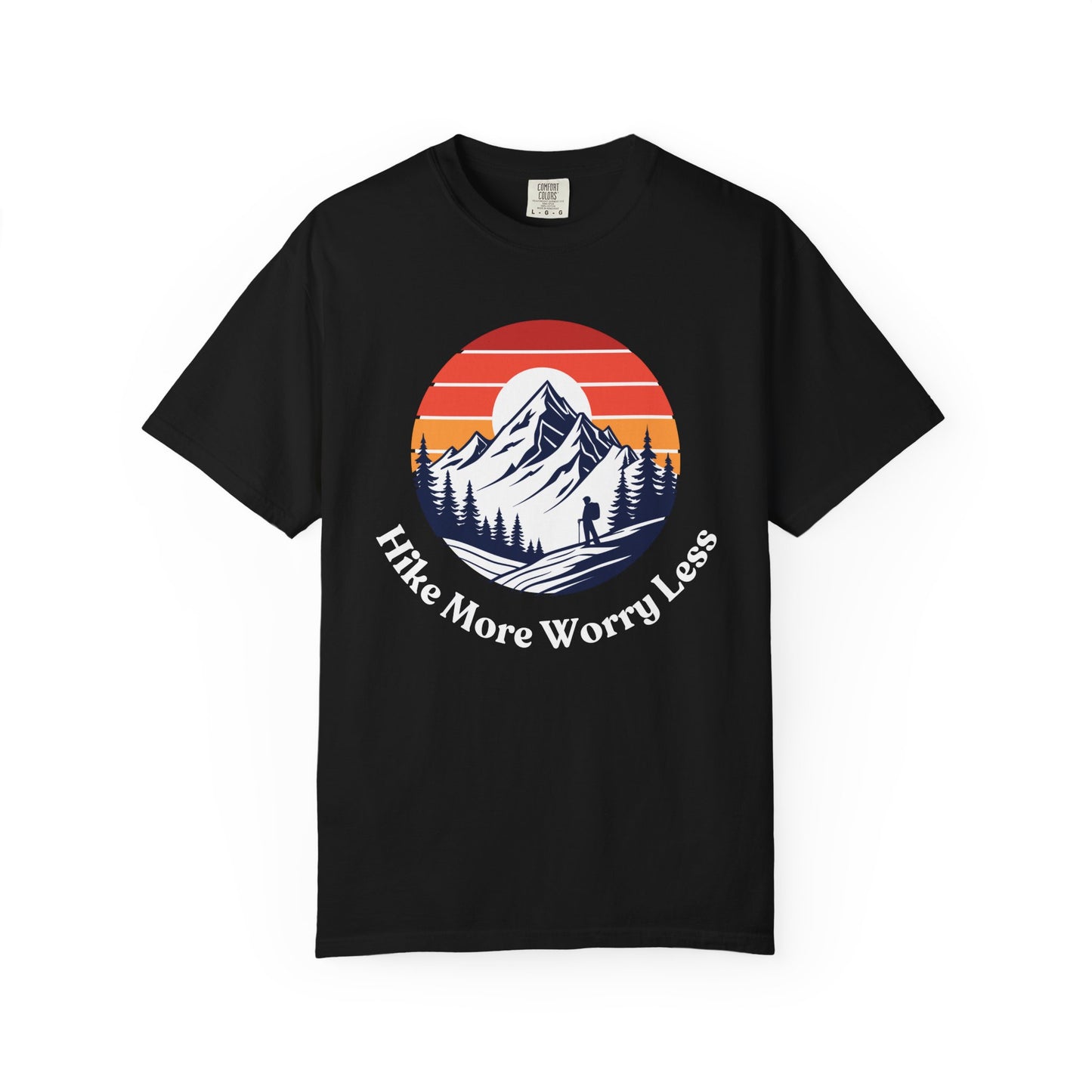 Hike More Worry Less T-Shirt - Outdoor Adventure Apparel