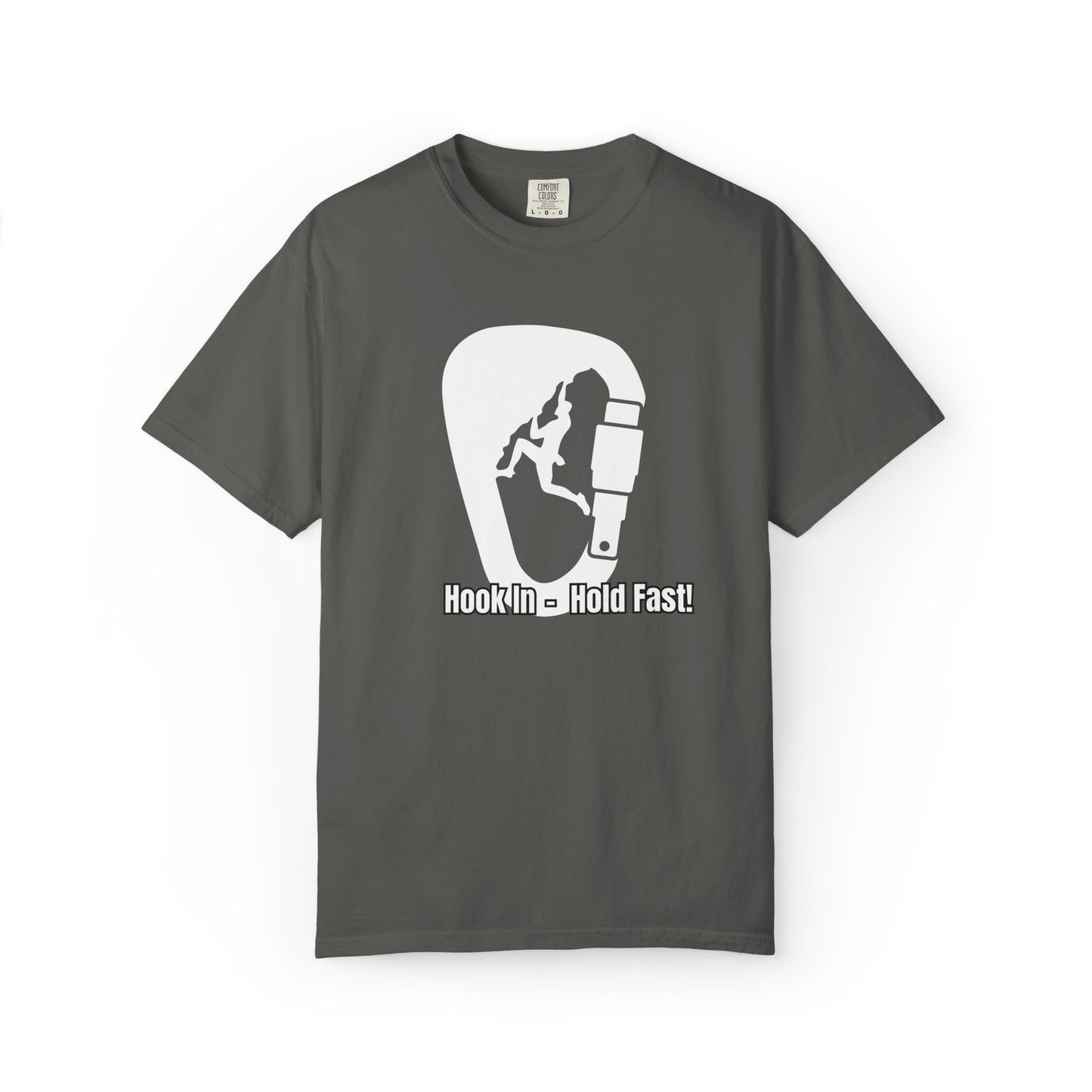 Hook in Hold Fast T-Shirt - Nautical Unisex Garment-Dyed Tee