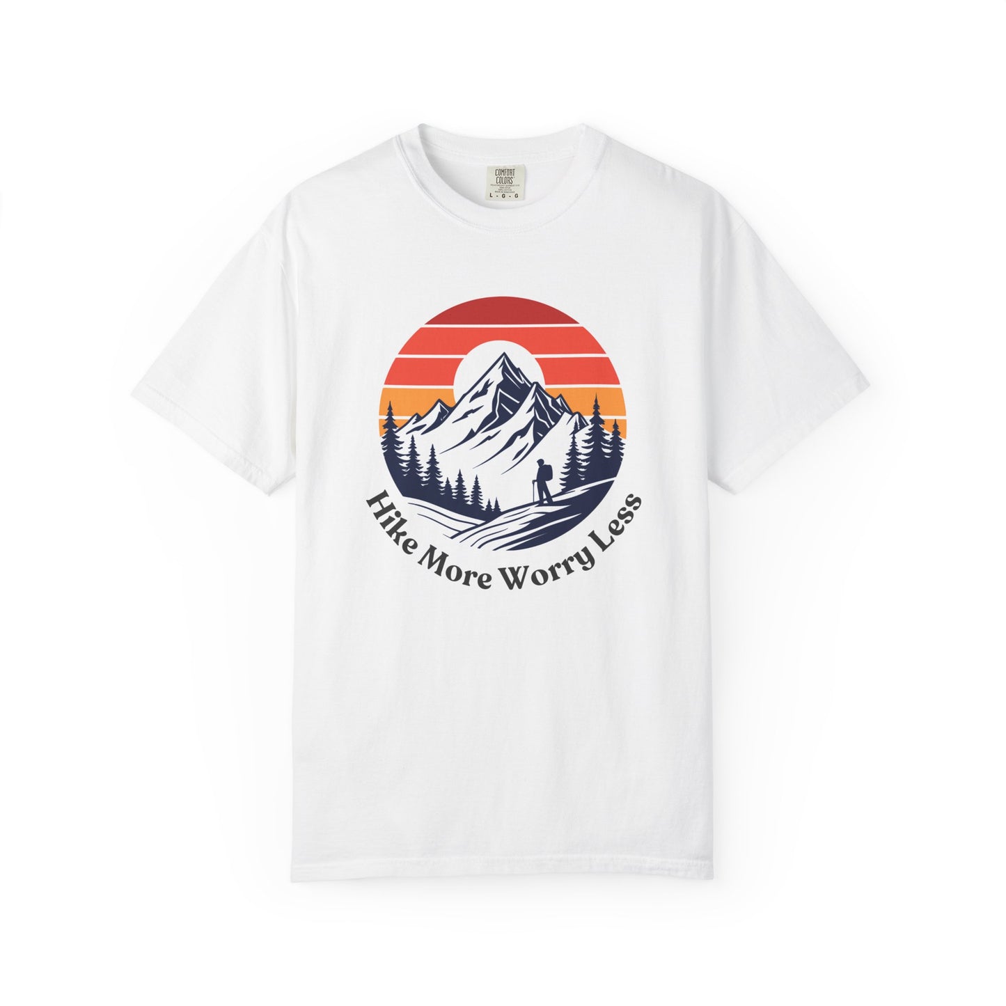 Hike More Worry Less T-Shirt - Outdoor Adventure Apparel