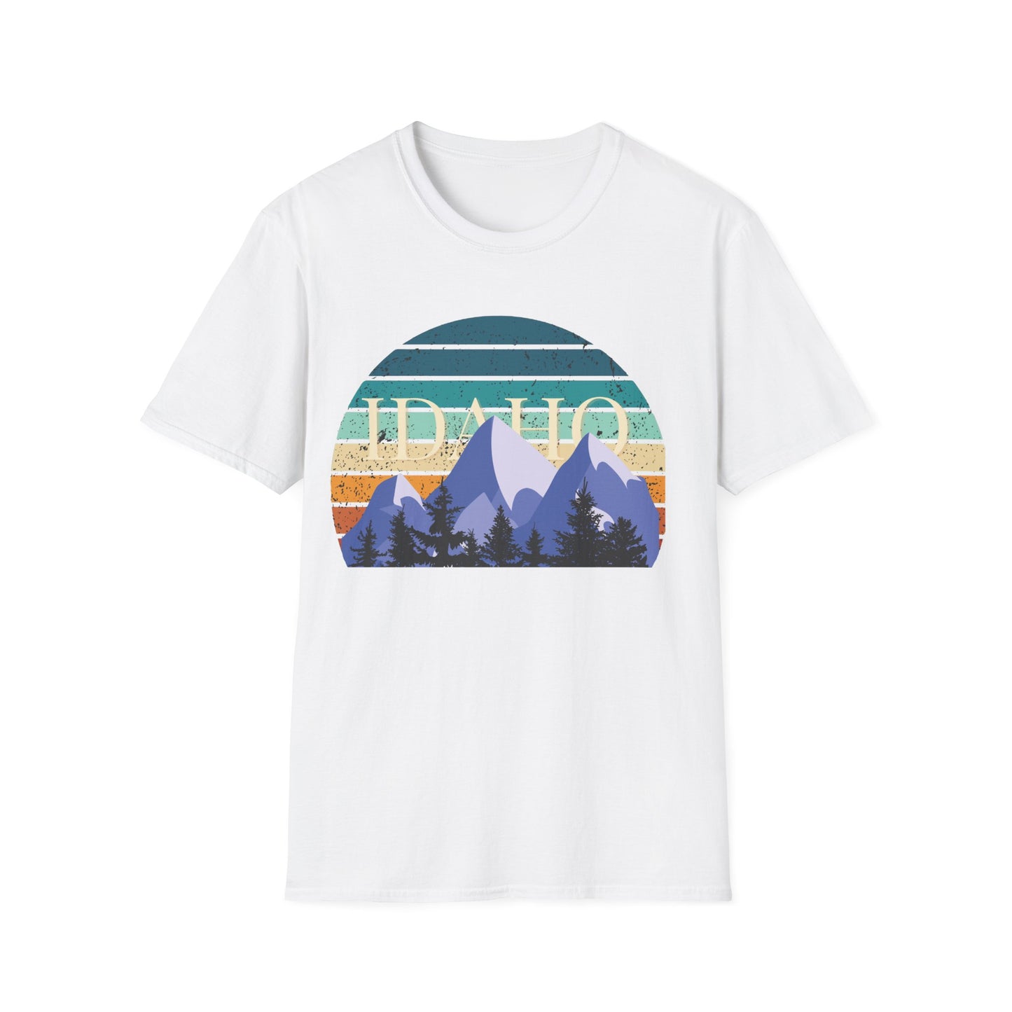 Idaho Vintage Sunset Mountains T-Shirt