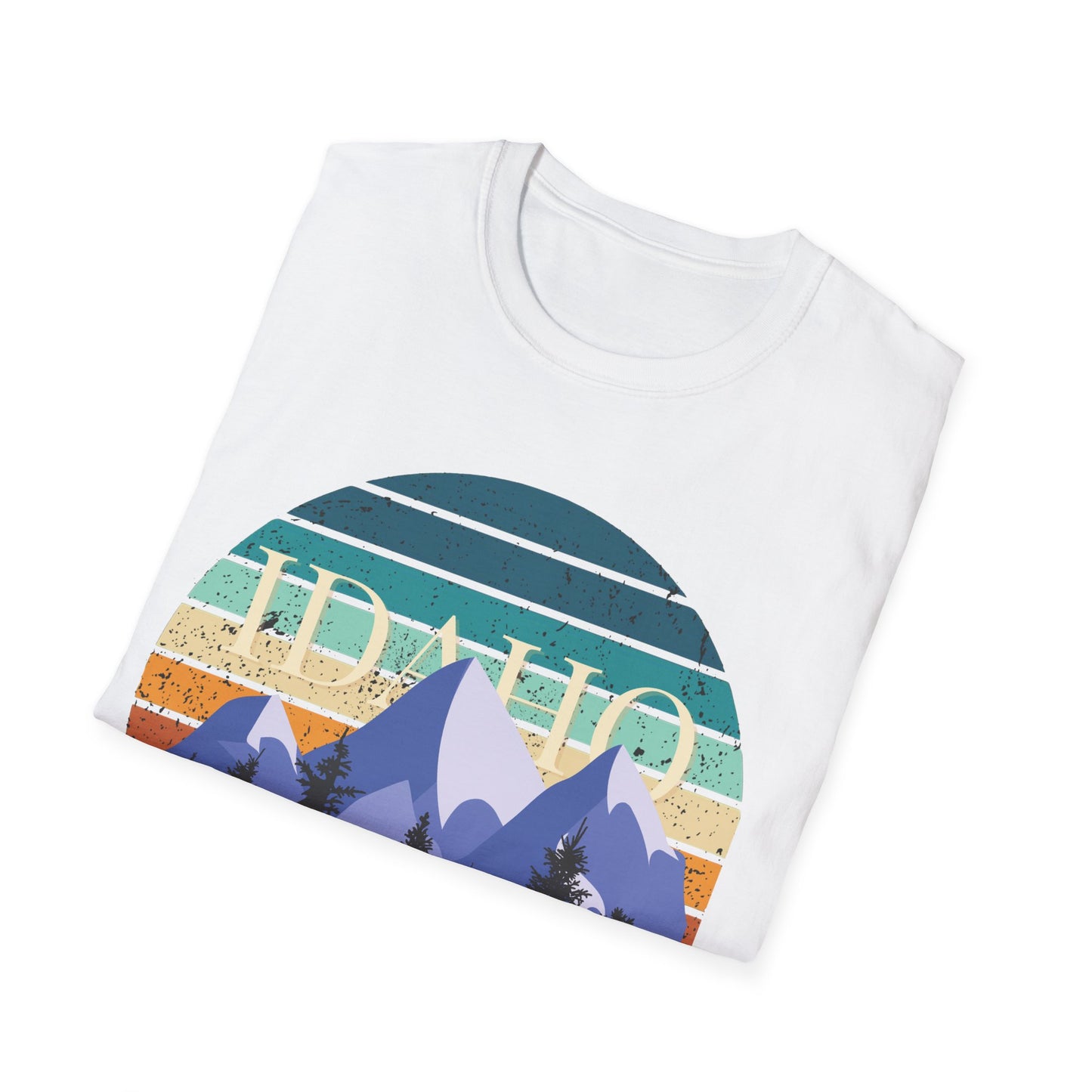 Idaho Vintage Sunset Mountains T-Shirt
