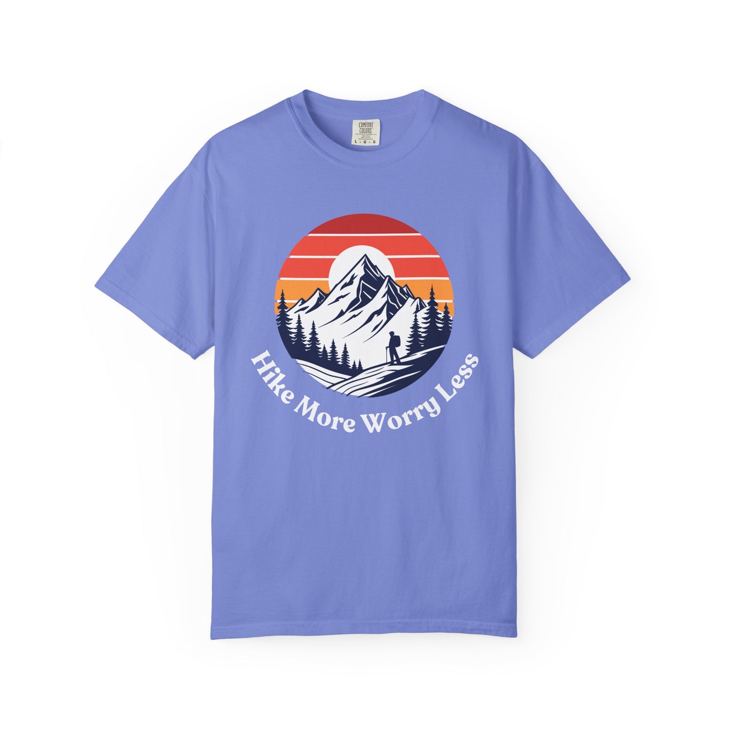 Hike More Worry Less T-Shirt - Outdoor Adventure Apparel