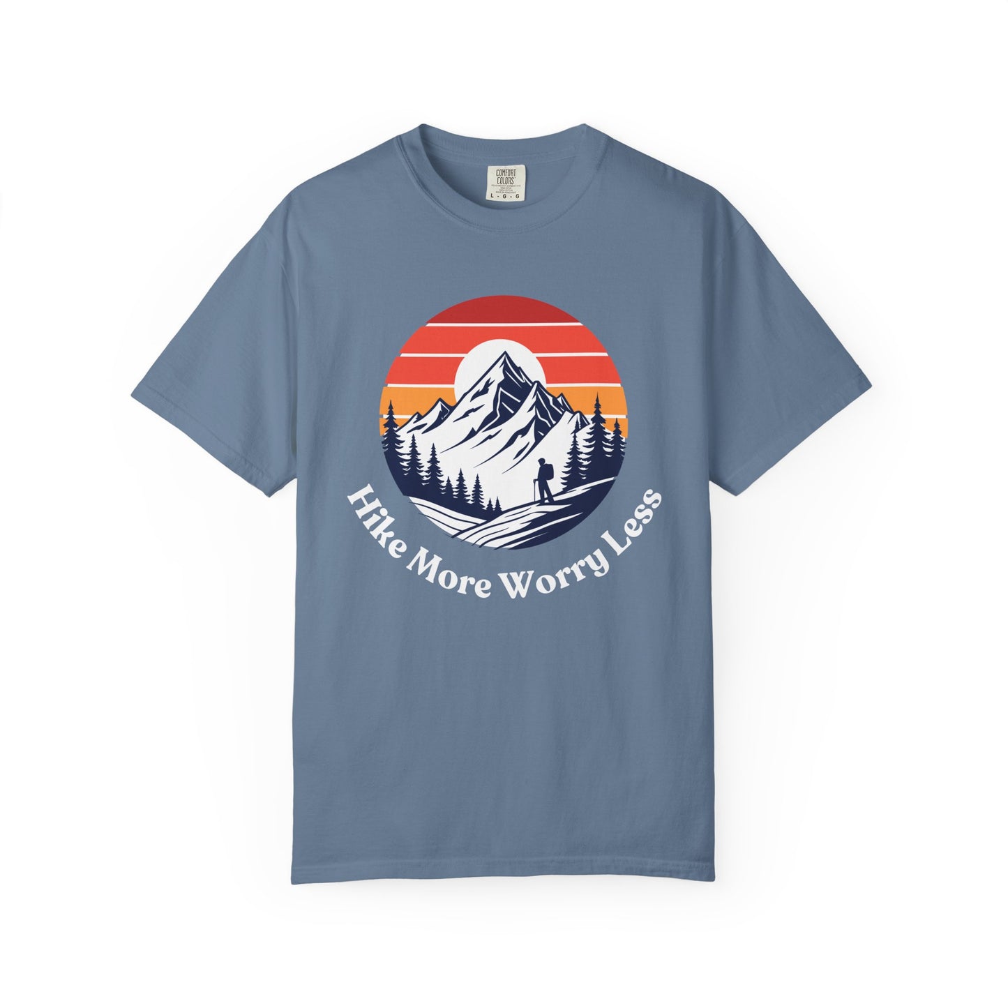 Hike More Worry Less T-Shirt - Outdoor Adventure Apparel