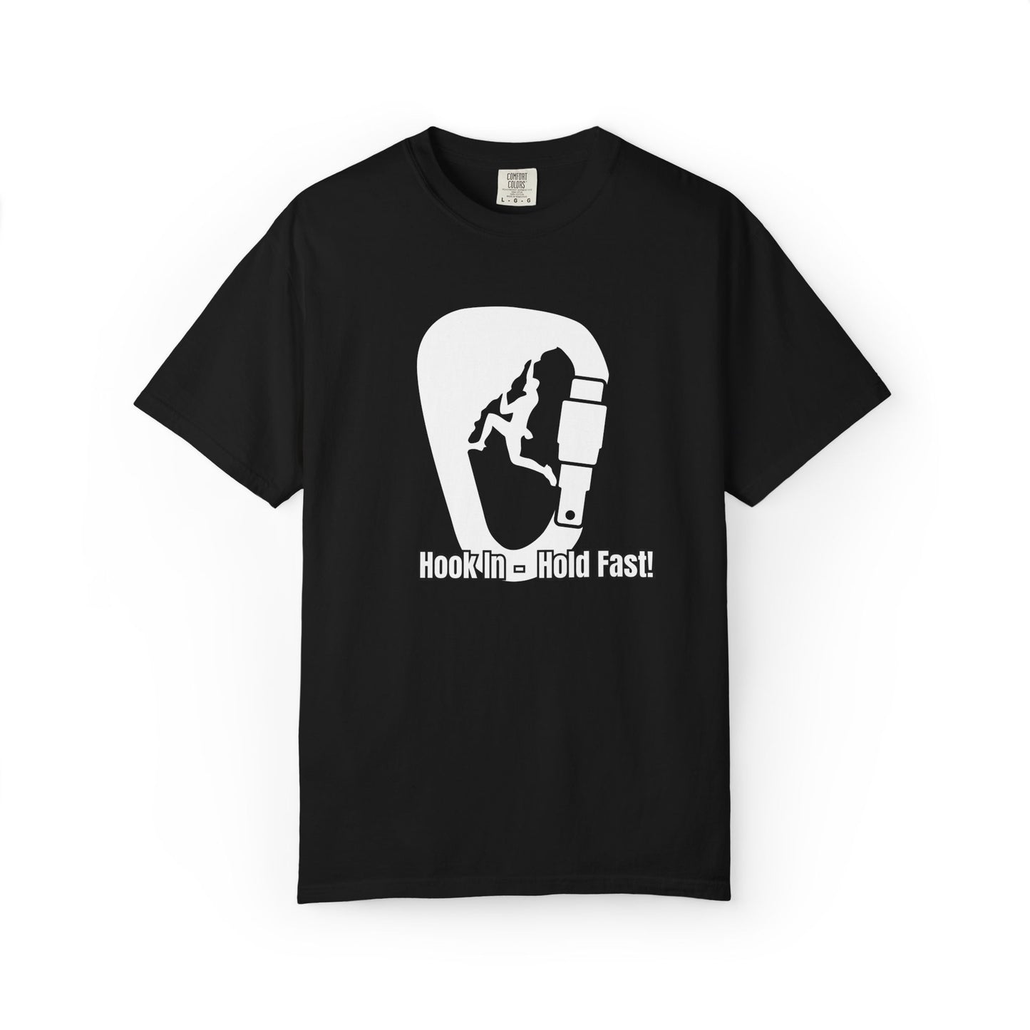 Hook in Hold Fast T-Shirt - Nautical Unisex Garment-Dyed Tee