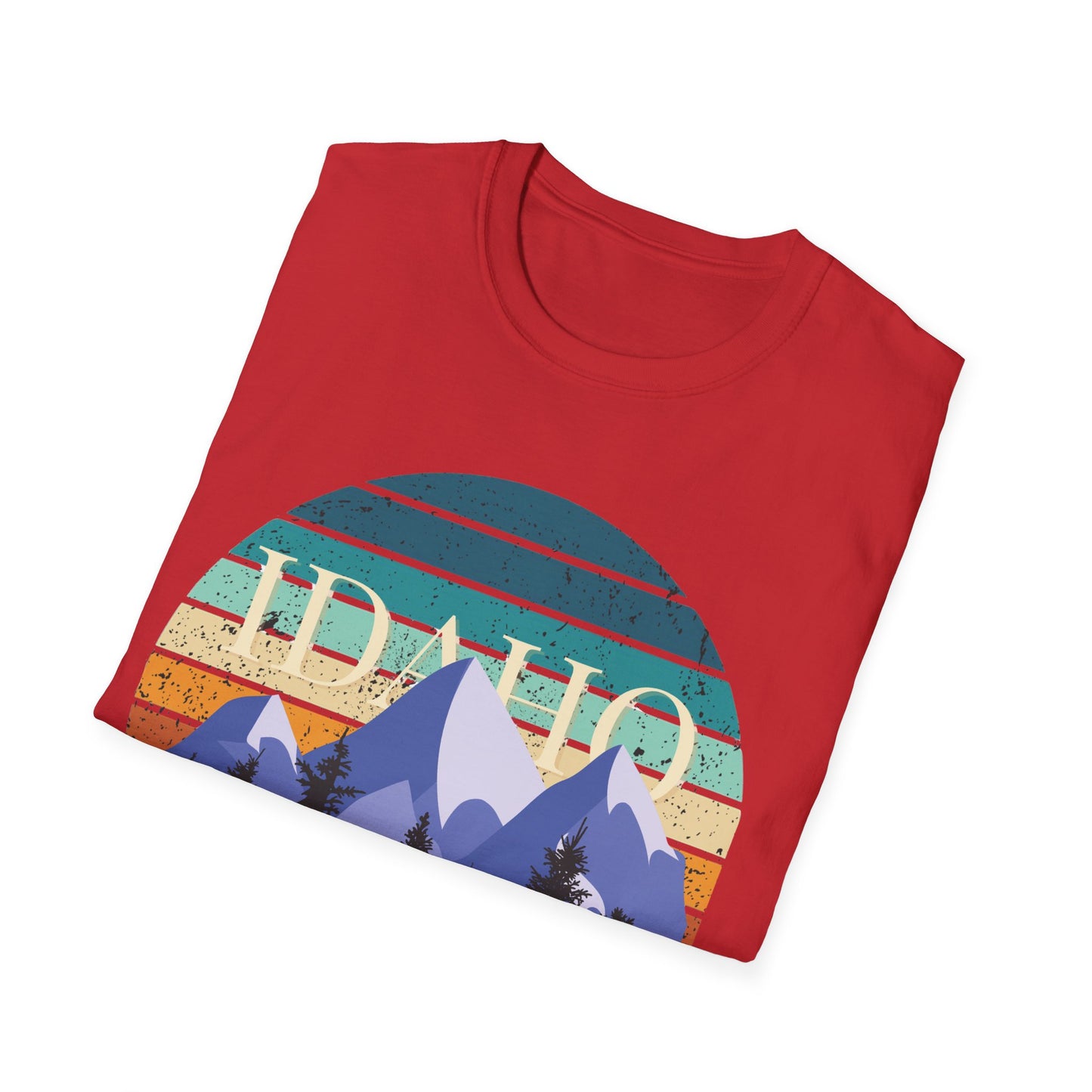 Idaho Vintage Sunset Mountains T-Shirt