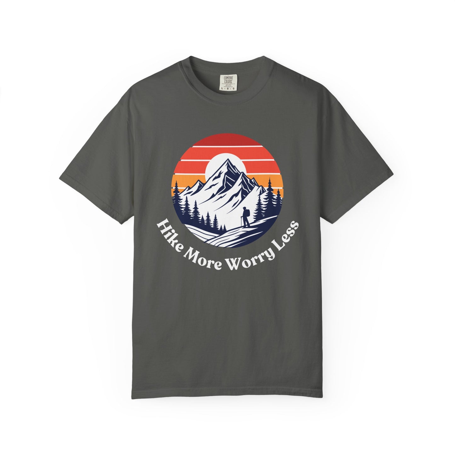 Hike More Worry Less T-Shirt - Outdoor Adventure Apparel