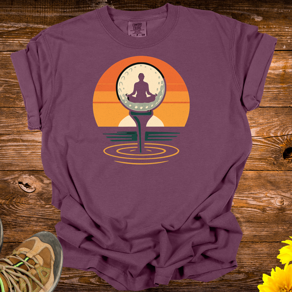 Zen Golf T Shirt - Berry