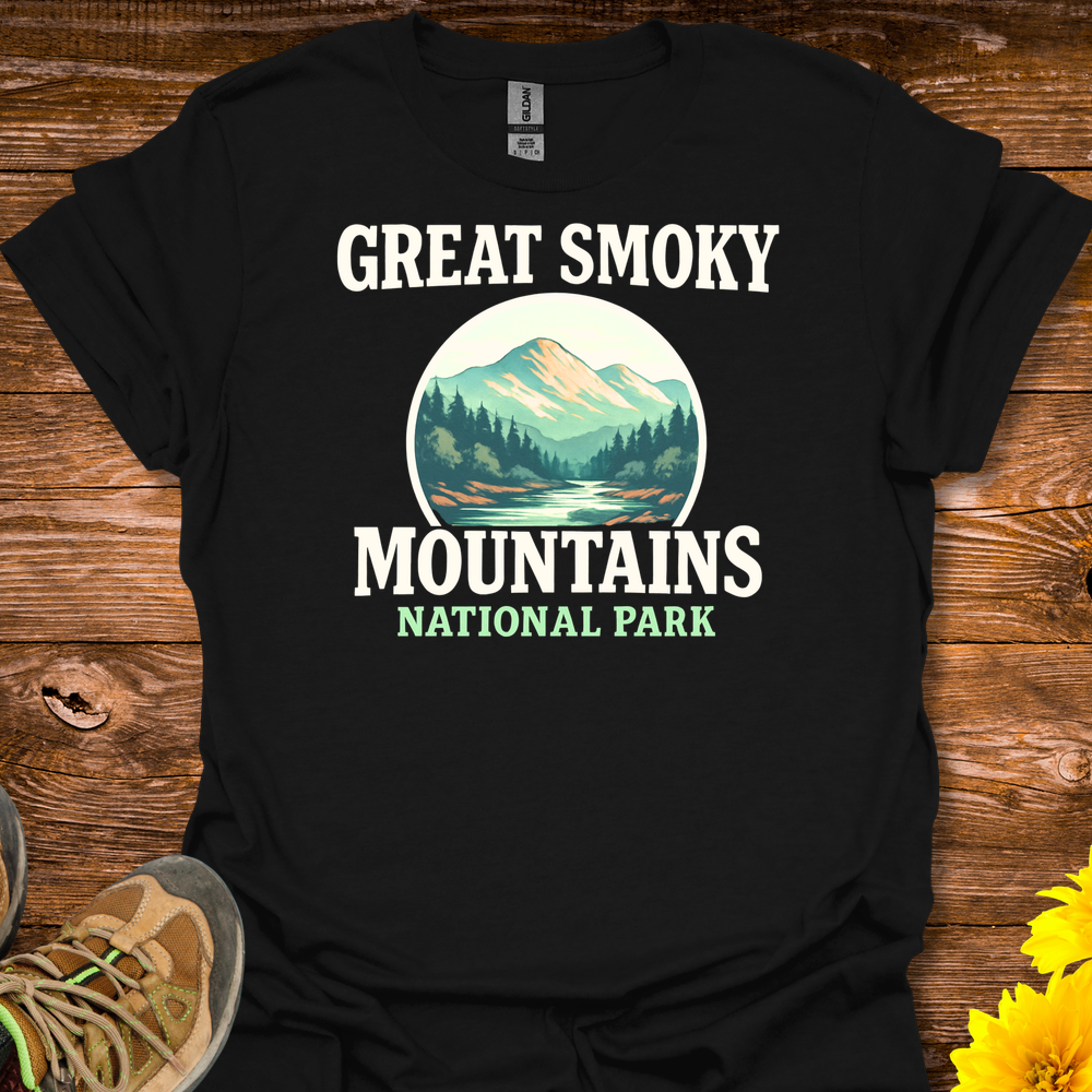 Great Smokey Mountains T-Shirt - Black