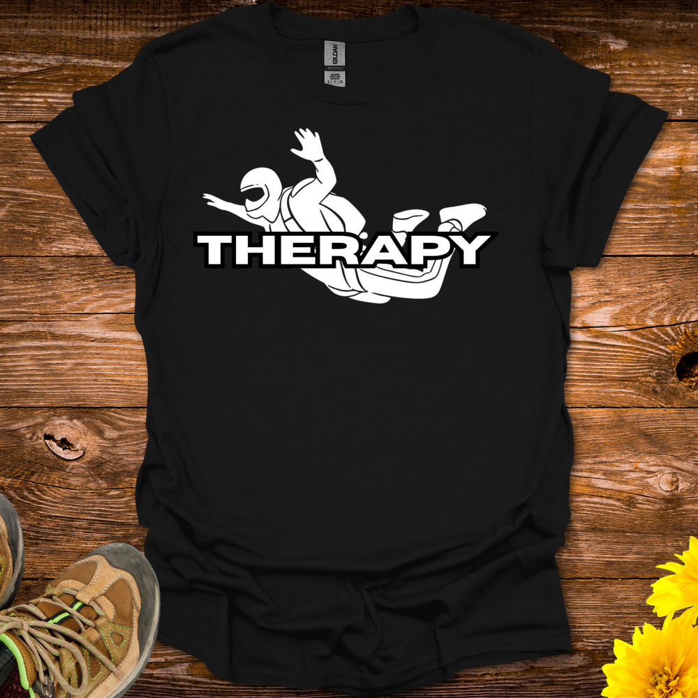Skydive Therapy T-Shirts - Black