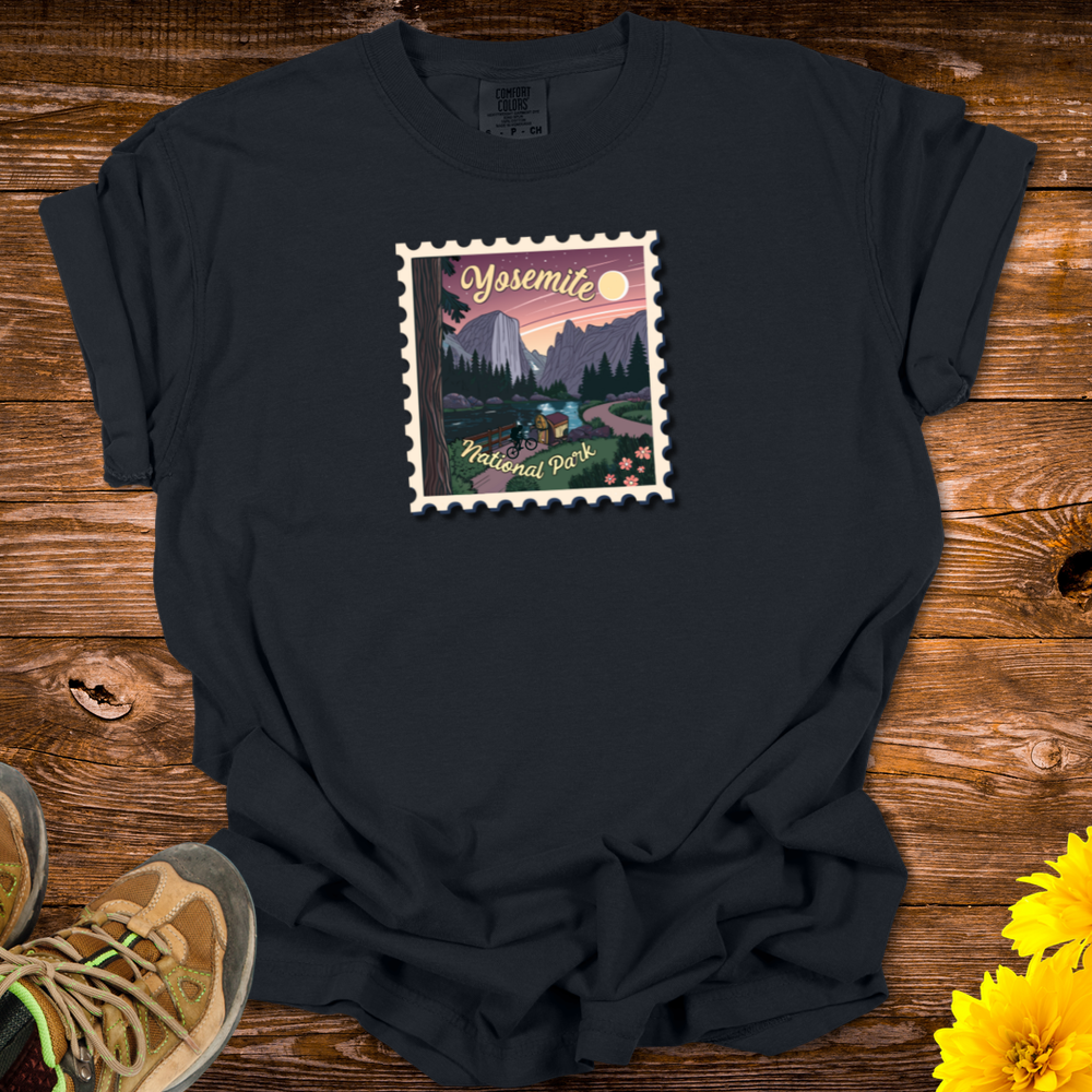 Yosemite Natl Park T Shirt - Black