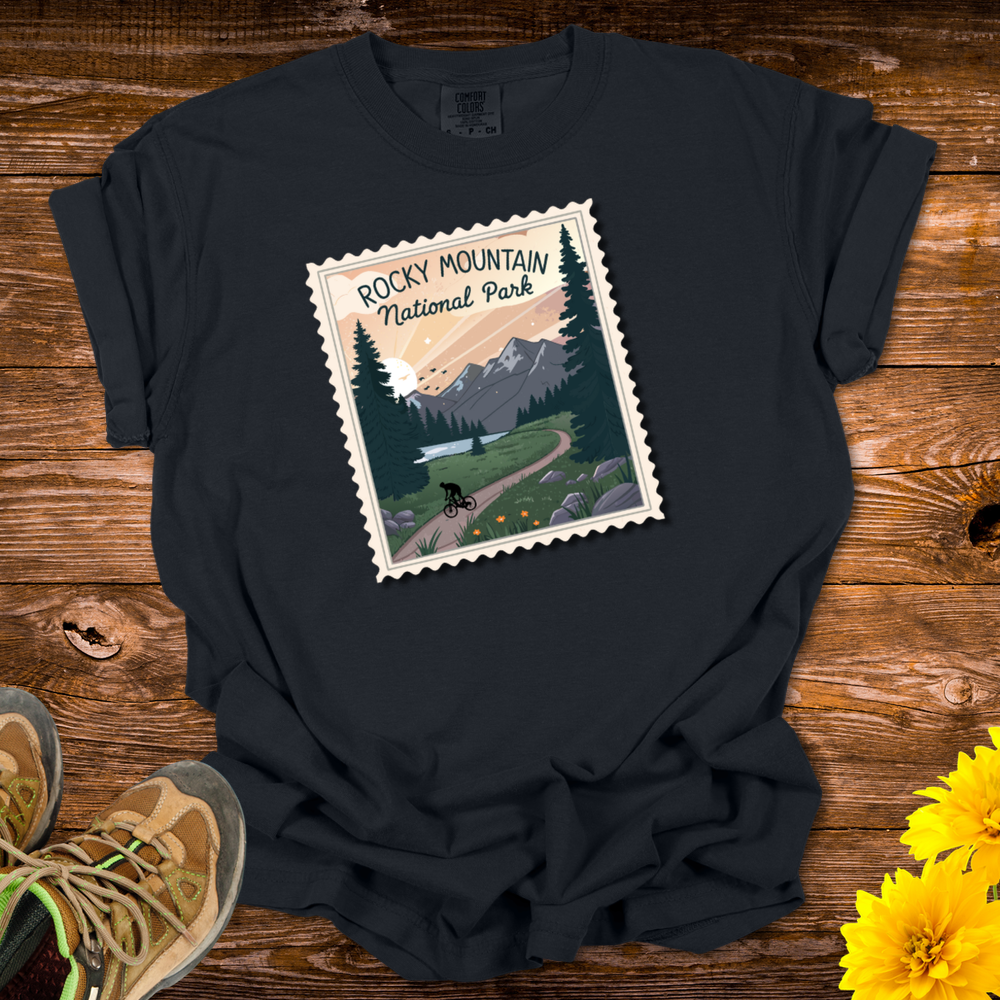 Rocky Mountain Natl Park T Shirt2 - Black