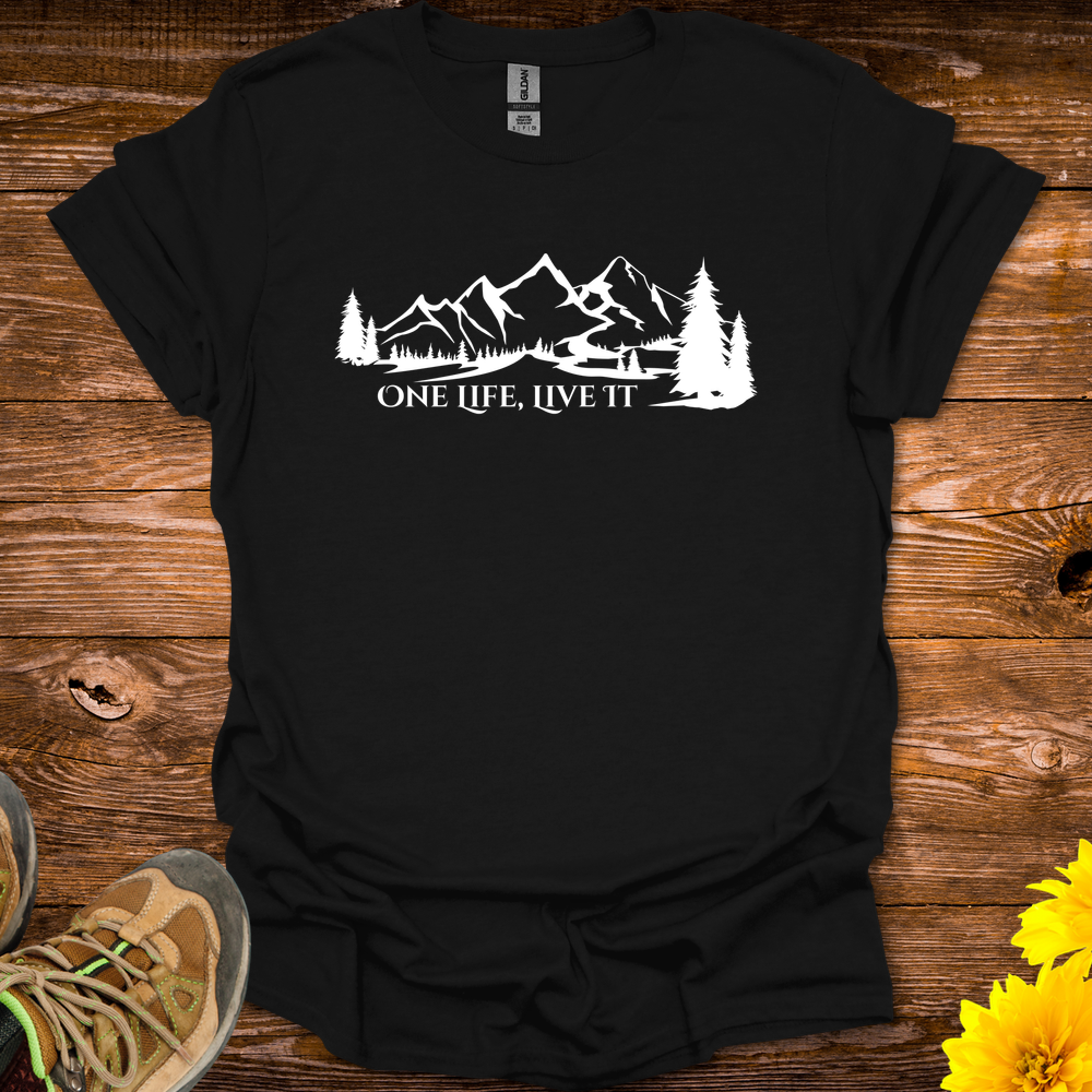 One Life Live It T-Shirt - Black