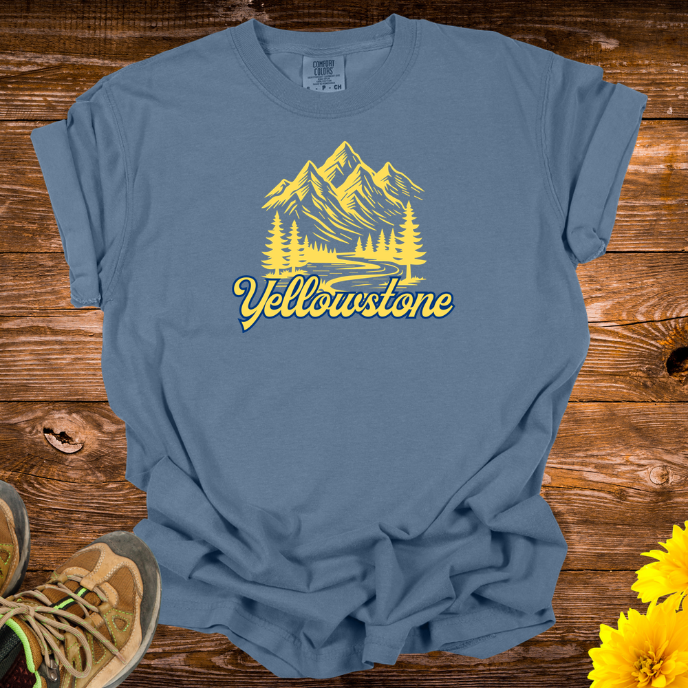 Yellowstone T-Shirt - Blue Jean