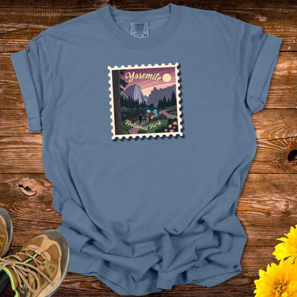 Yosemite Natl Park T Shirt - Blue Jean