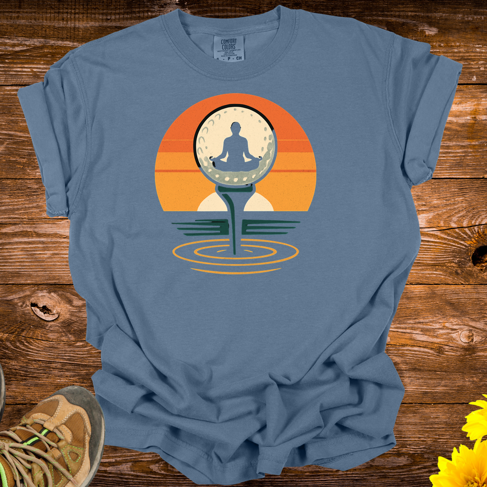 Zen Golf T Shirt - Blue Jean