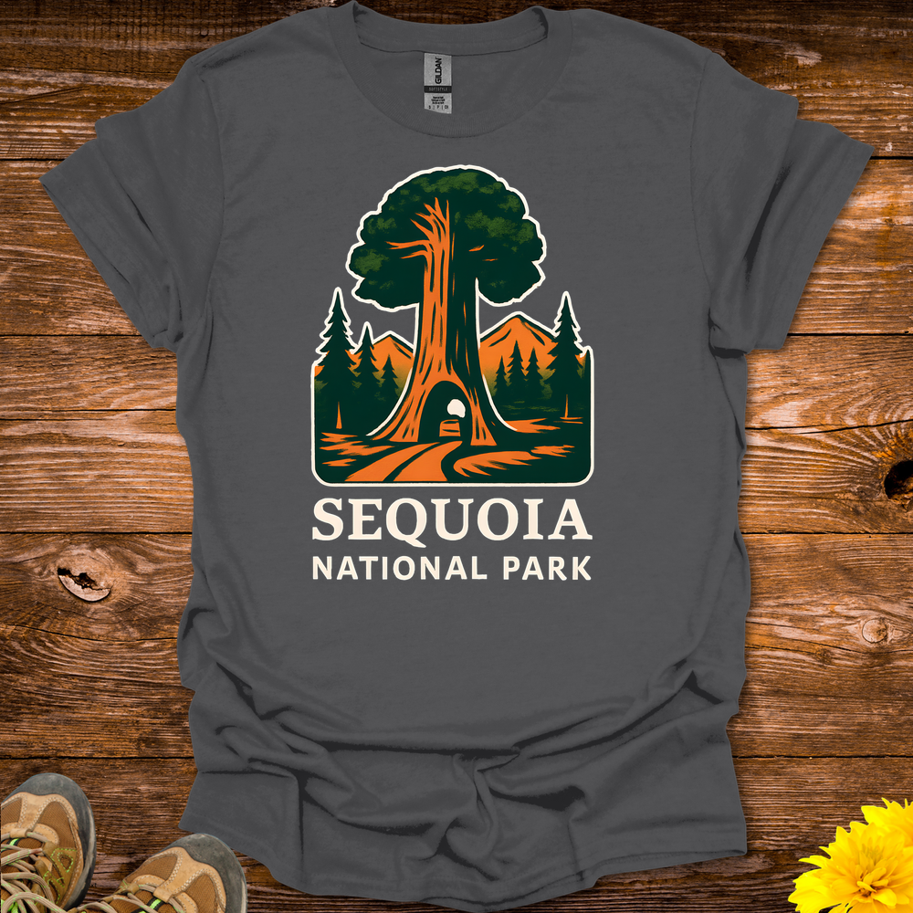 Sequoia National Park T-Shirt - Charcoal
