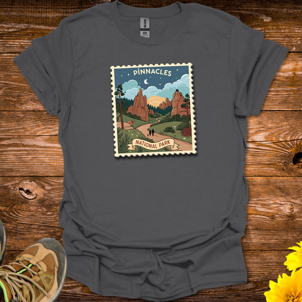 Pinnacles Natl Park T-Shirt - Charcoal