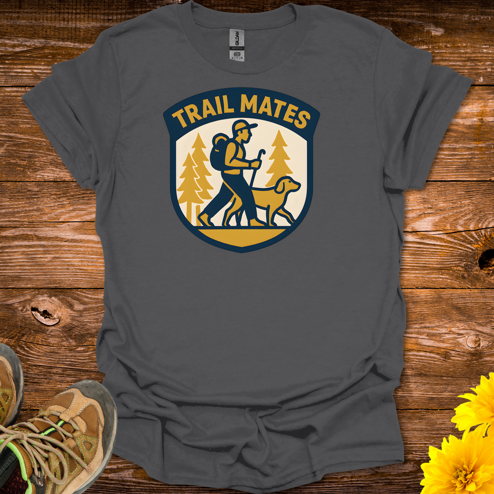 Trail Mates T Shirt - Charcoal