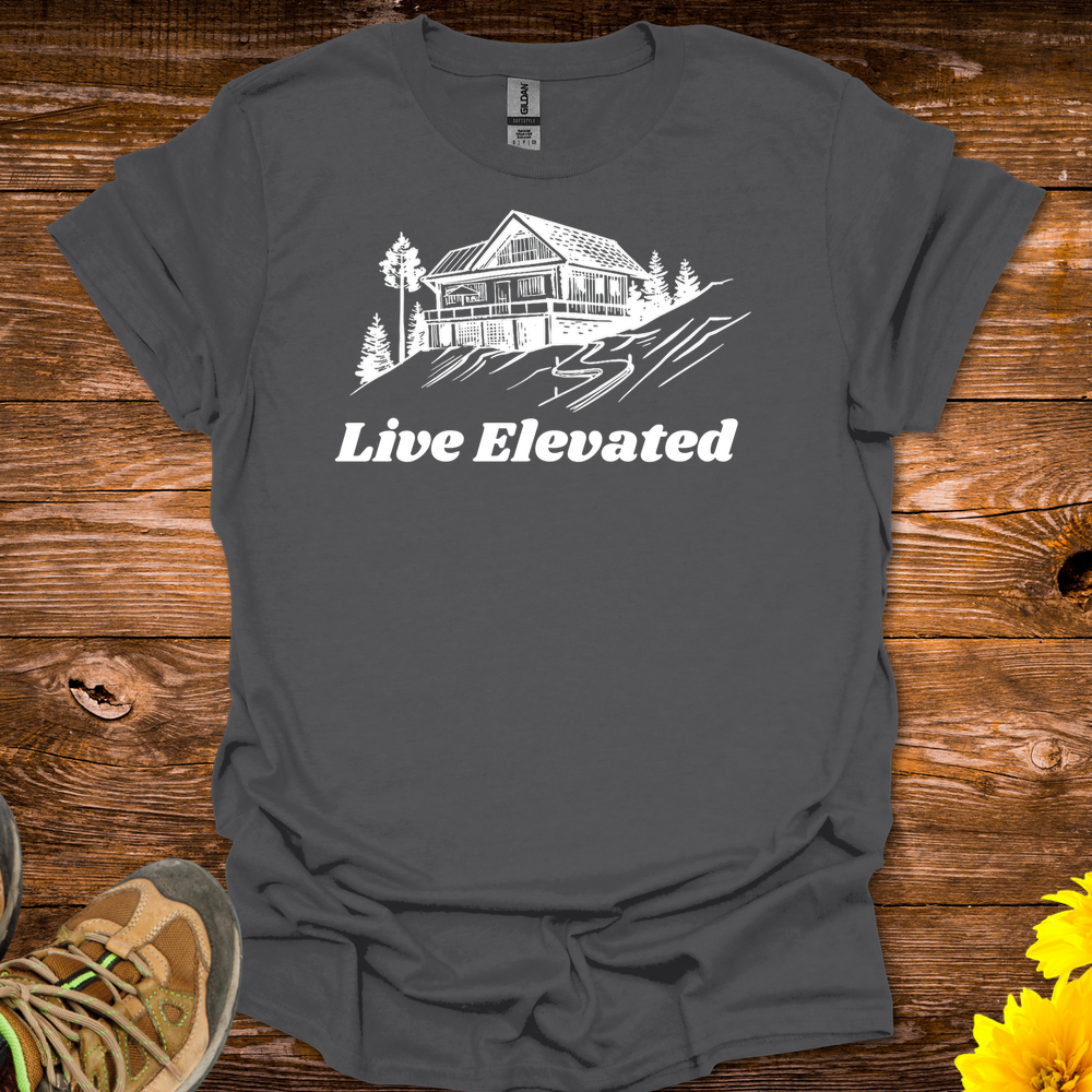 Live Elevated T-Shirt - Charcoal