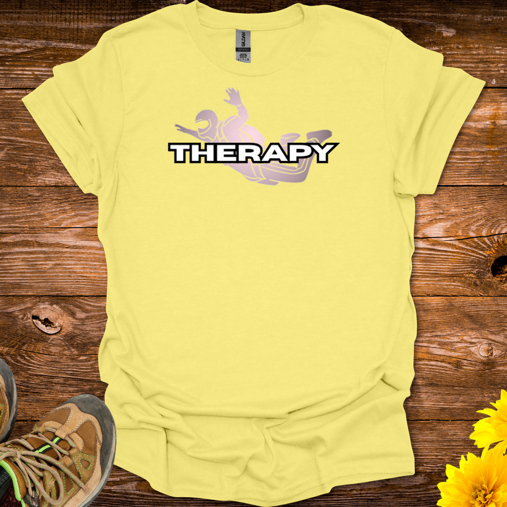 Skydive Therapy T-Shirts - Cornsilk