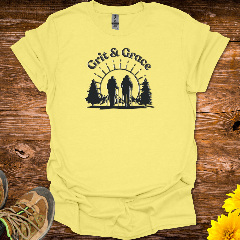 Grit And Grace T Shirt - Cornsilk