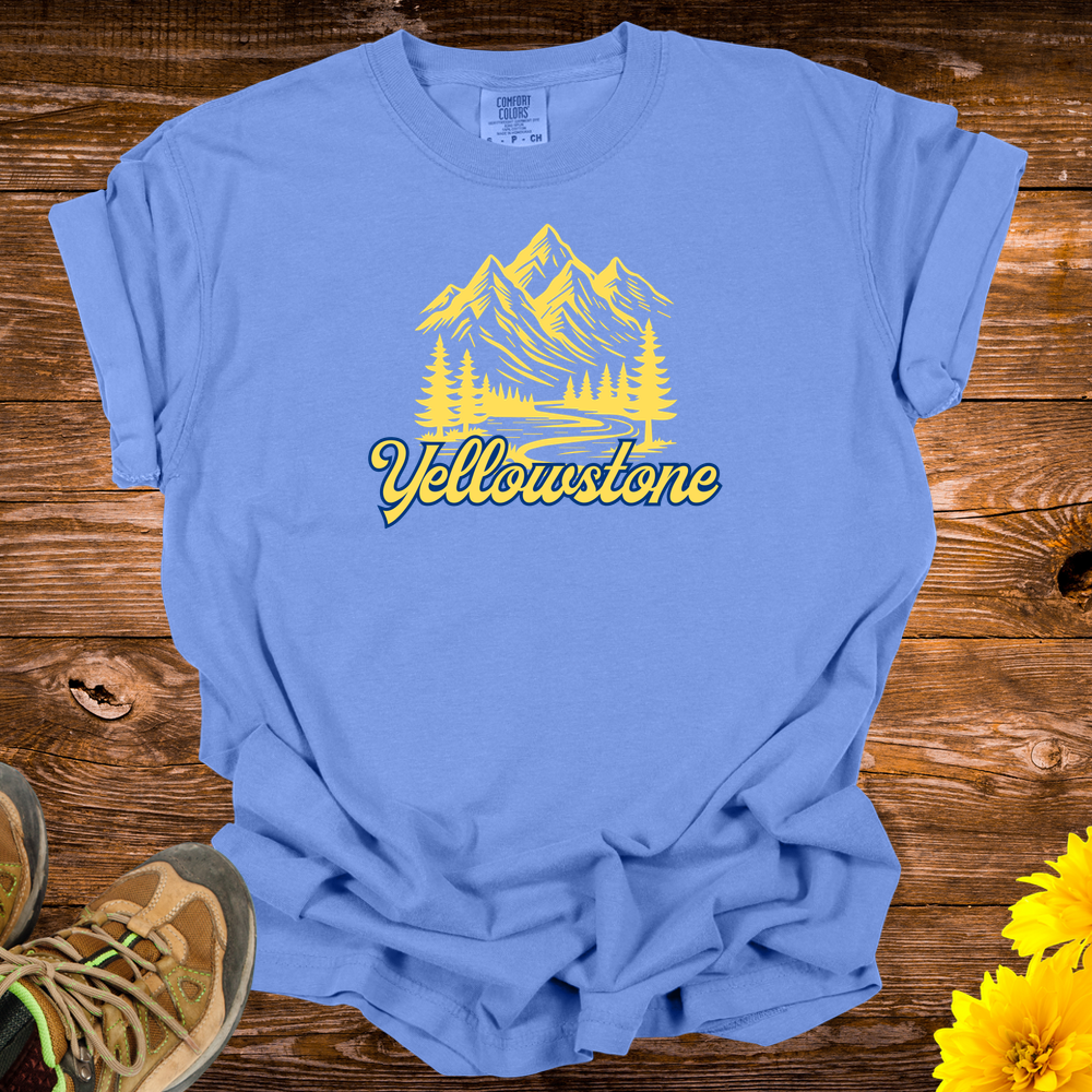 Yellowstone T-Shirt - Flo Blue