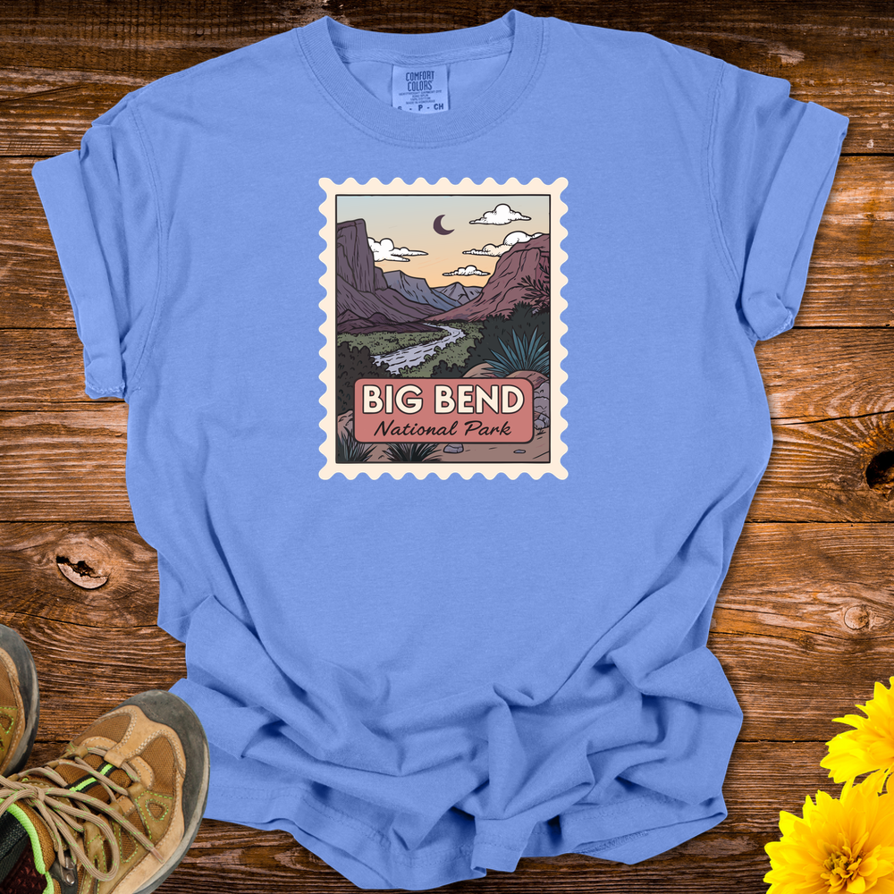 Big Bend Natl Park T Shirt - Flo Blue
