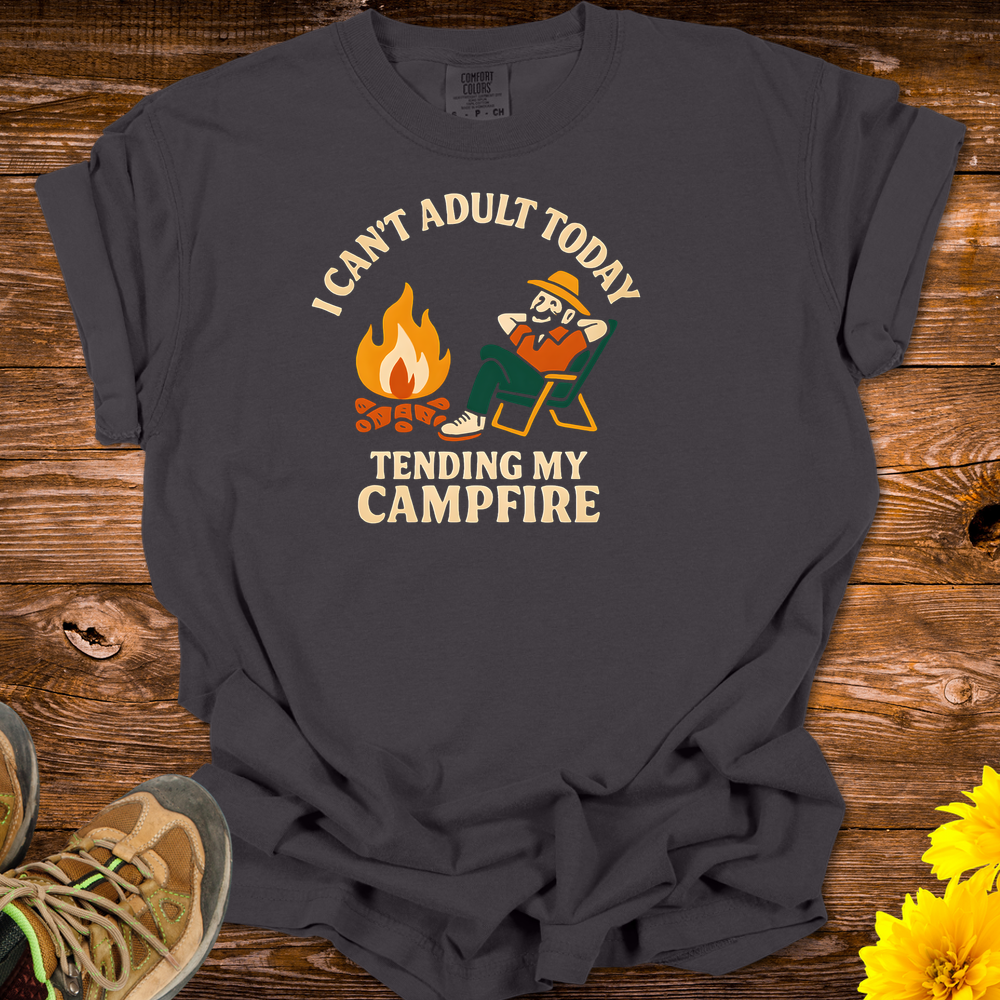 I Can't Adult Today T-Shirt - Graphite