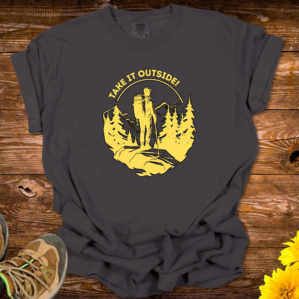 Take It Outside! T-Shirt - Graphite