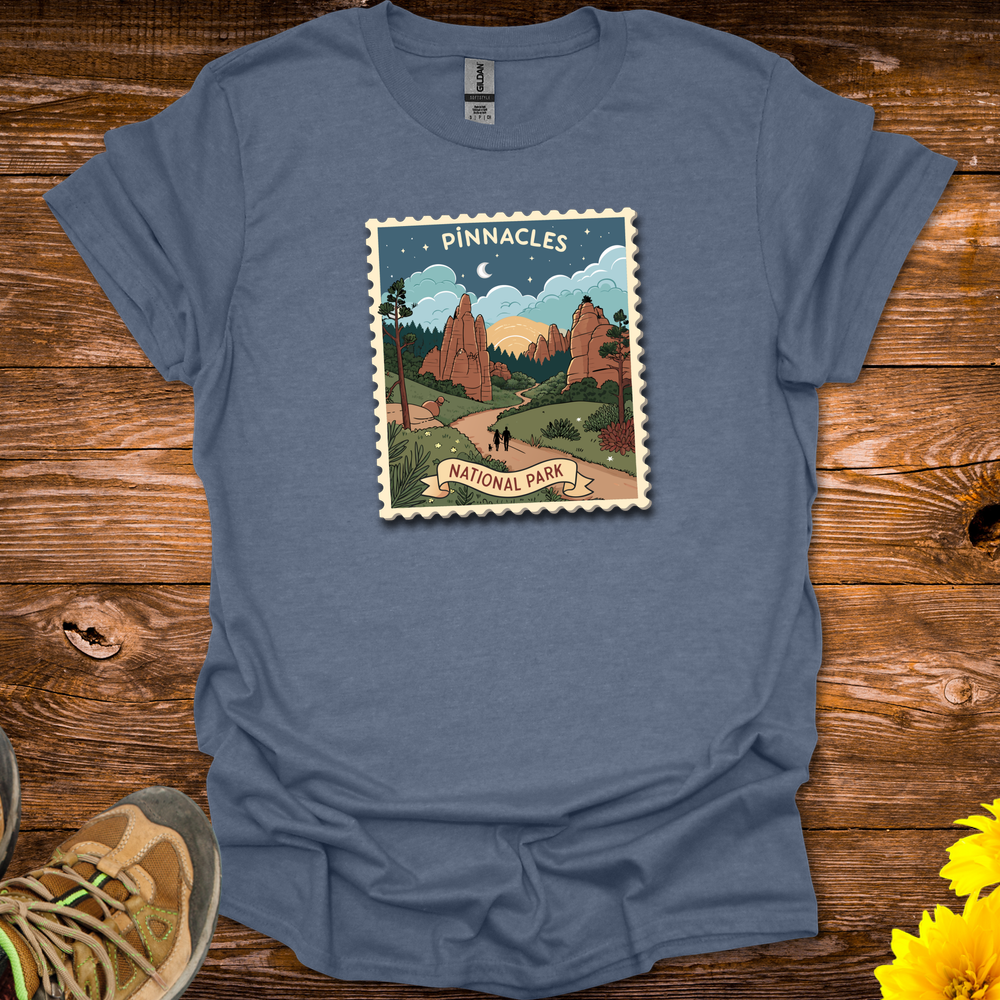 Pinnacles Natl Park T-Shirt - Heather Indigo