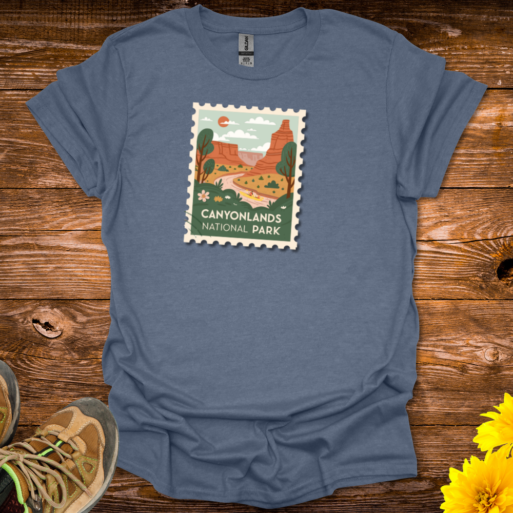 Canyonlands National Park T-Shirt - Heather Indigo