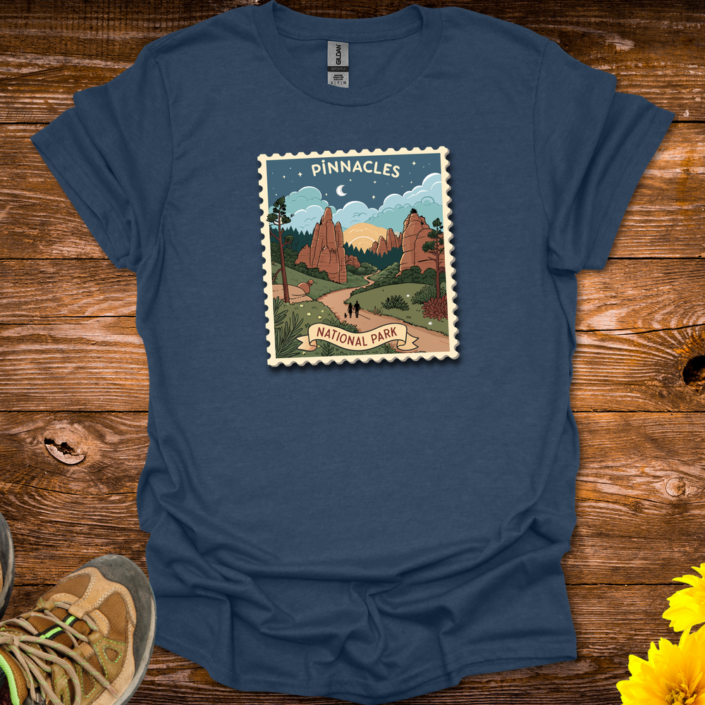 Pinnacles Natl Park T-Shirt - Heather Navy