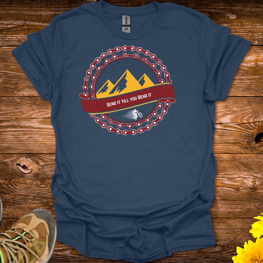 Send It Till You Bend It T-Shirt - Heather Navy
