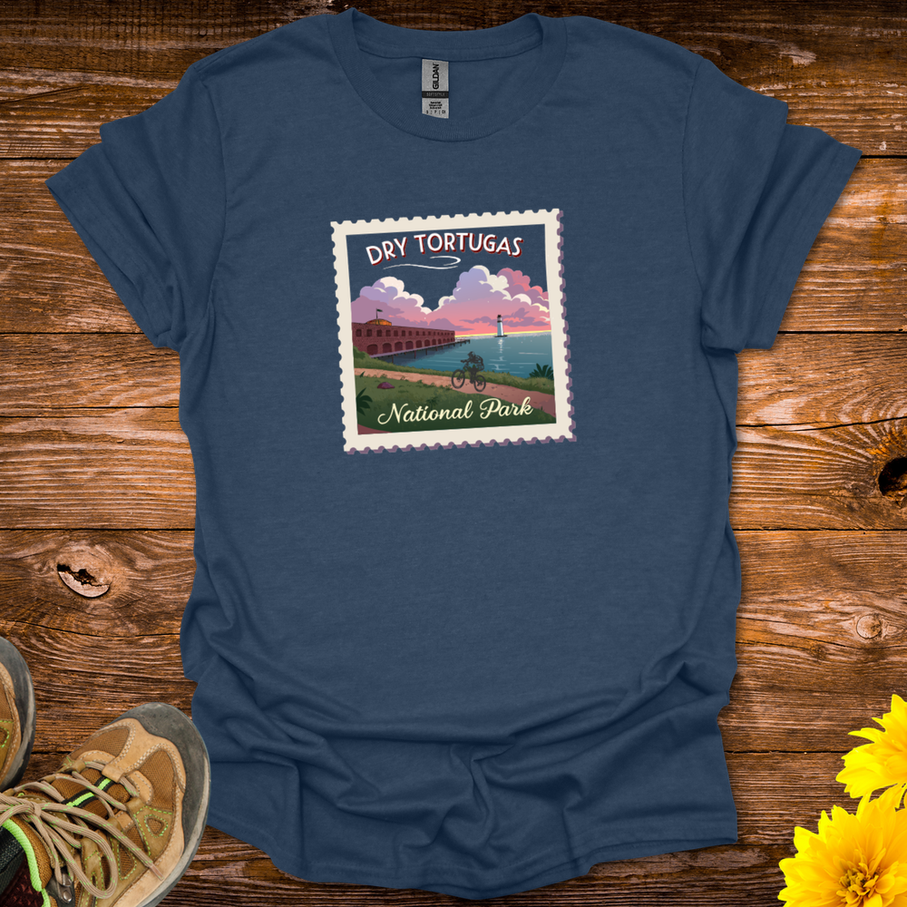Dry Tortugas National Park T-Shirt - Heather Navy