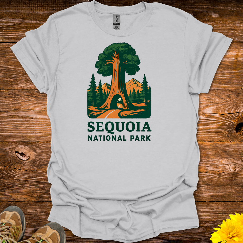 Sequoia National Park T-Shirt - Ice Grey