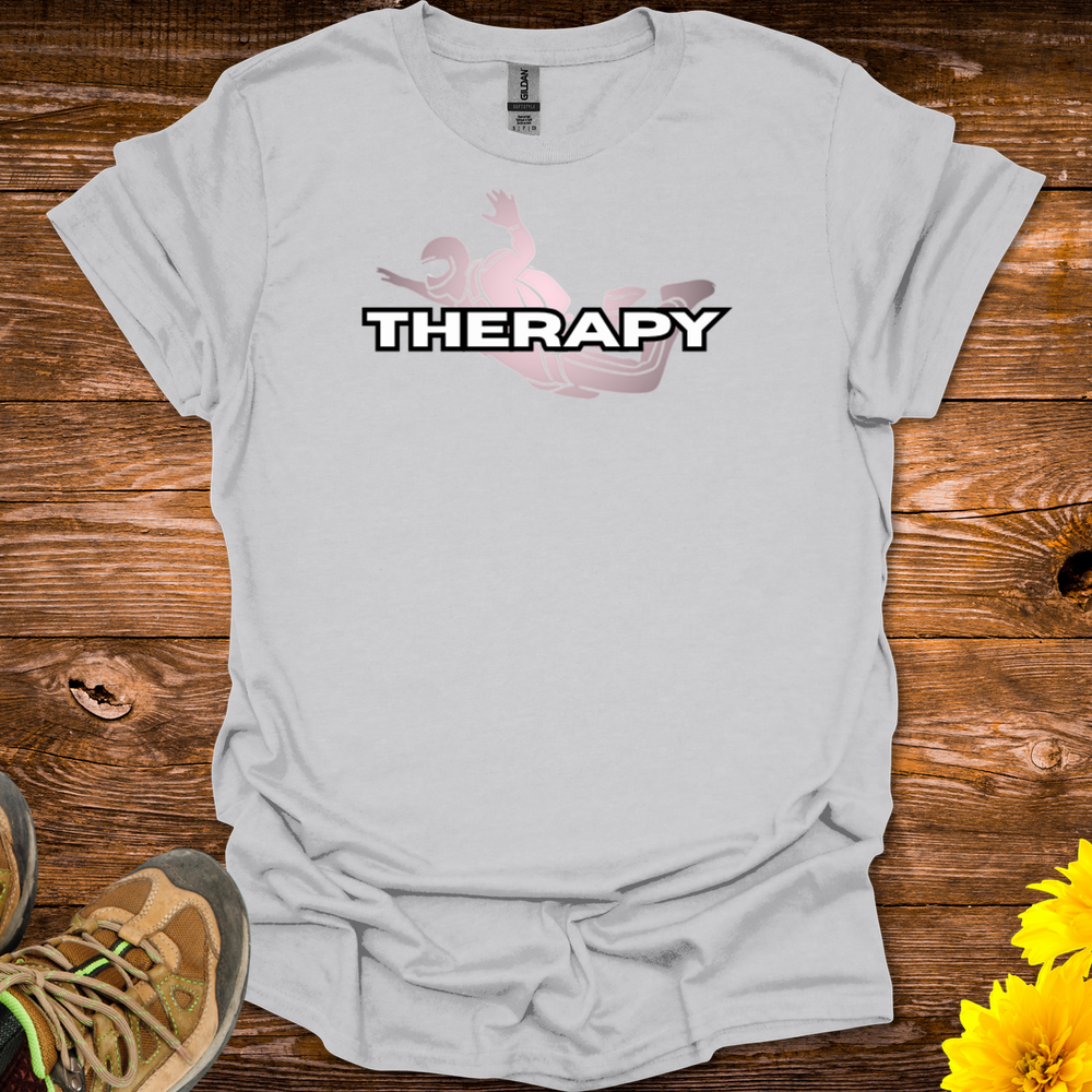 Skydive Therapy T-Shirts - Ice Grey
