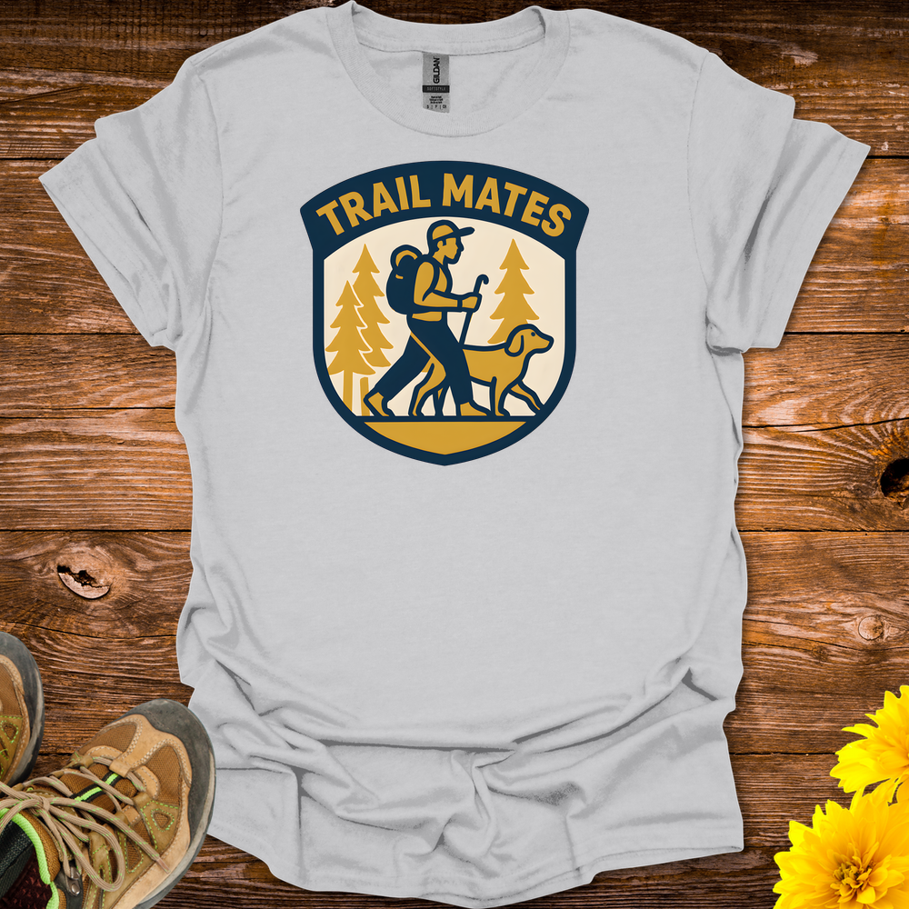Trail Mates T Shirt - Ice Grey