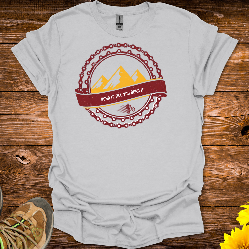 Send It Till You Bend It T-Shirt - Ice Grey