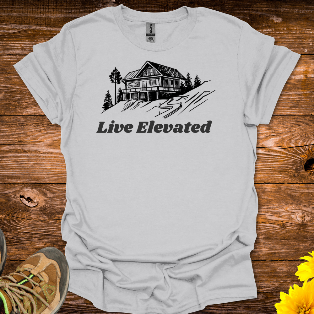Live Elevated T-Shirt - Ice Grey