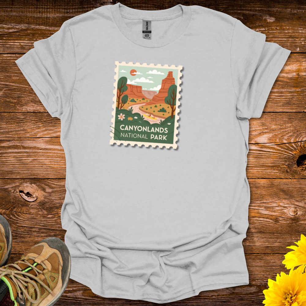 Canyonlands National Park T-Shirt - Ice Grey