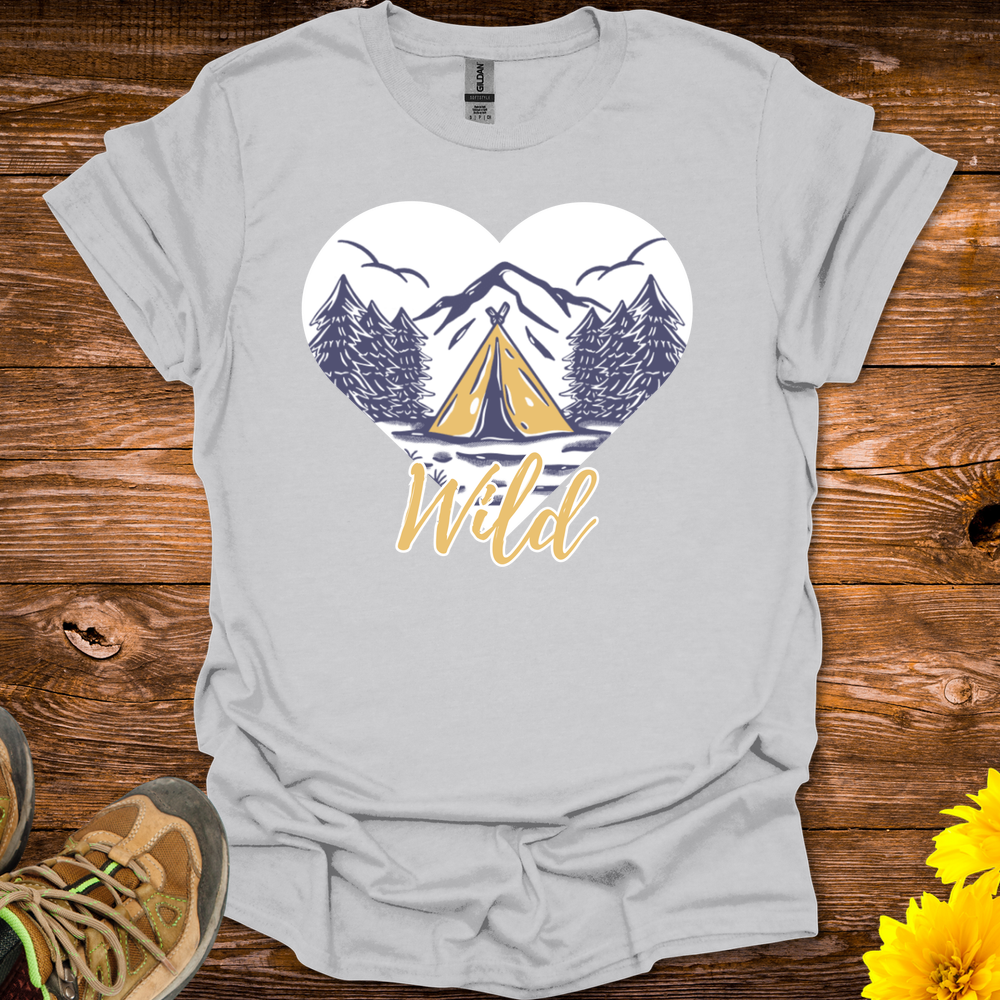 Wild Heart T-Shirt - Ice Grey