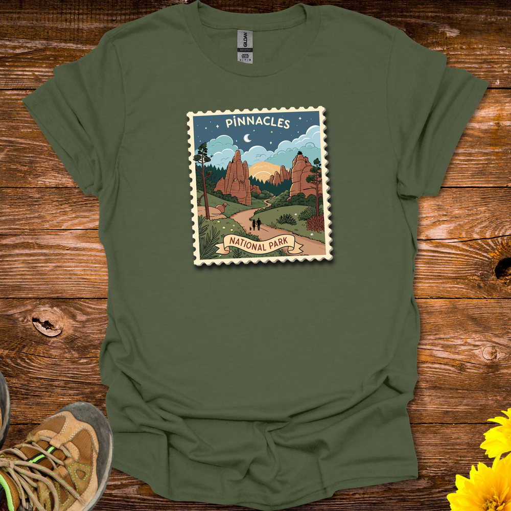 Pinnacles Natl Park T-Shirt - Military Green