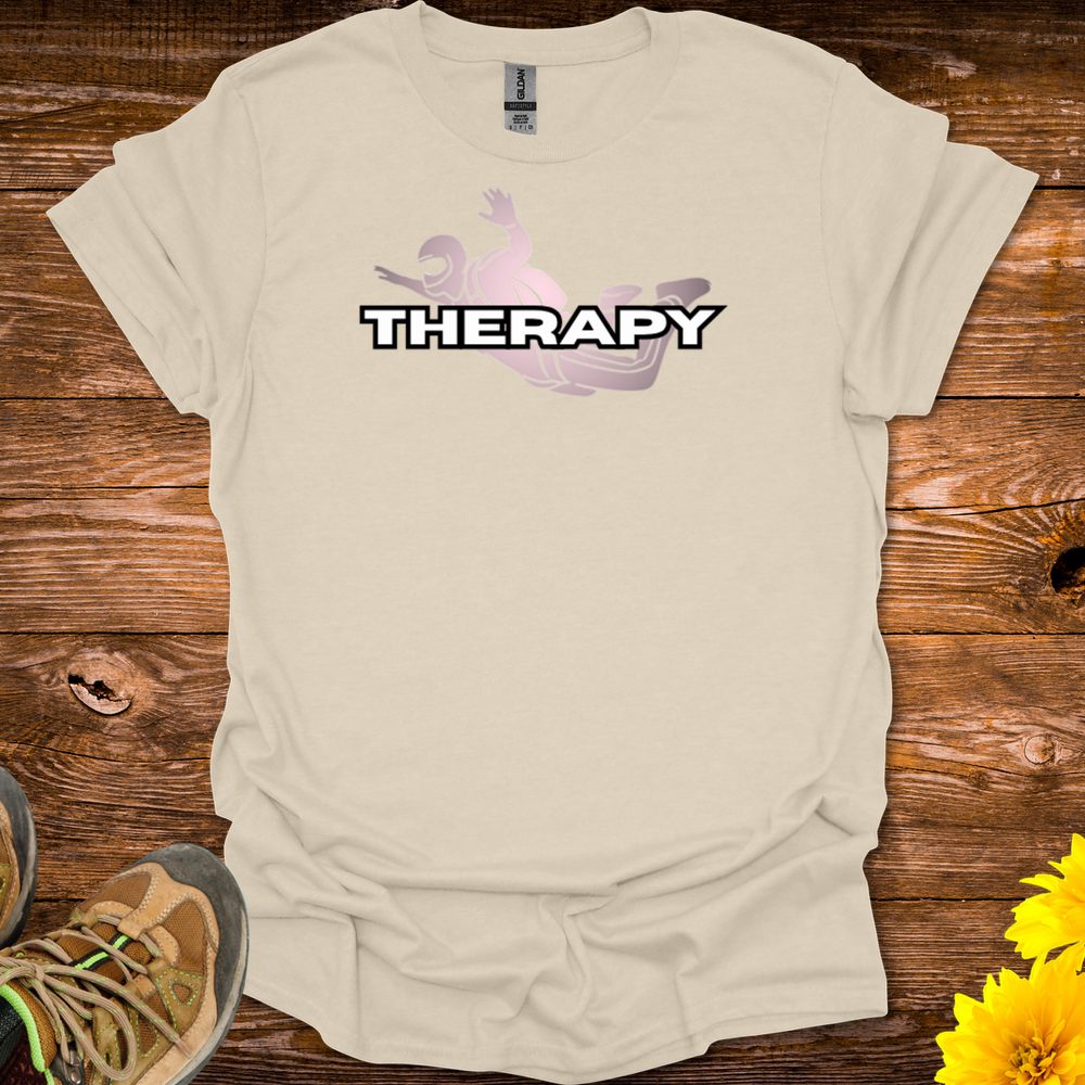 Skydive Therapy T-Shirts - Natural
