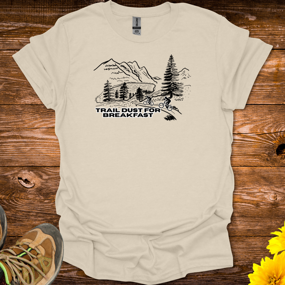 Trail Dust For Breakfast T-Shirt - Natural
