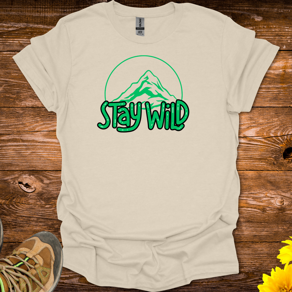Stay Wild T-Shirt - Natural