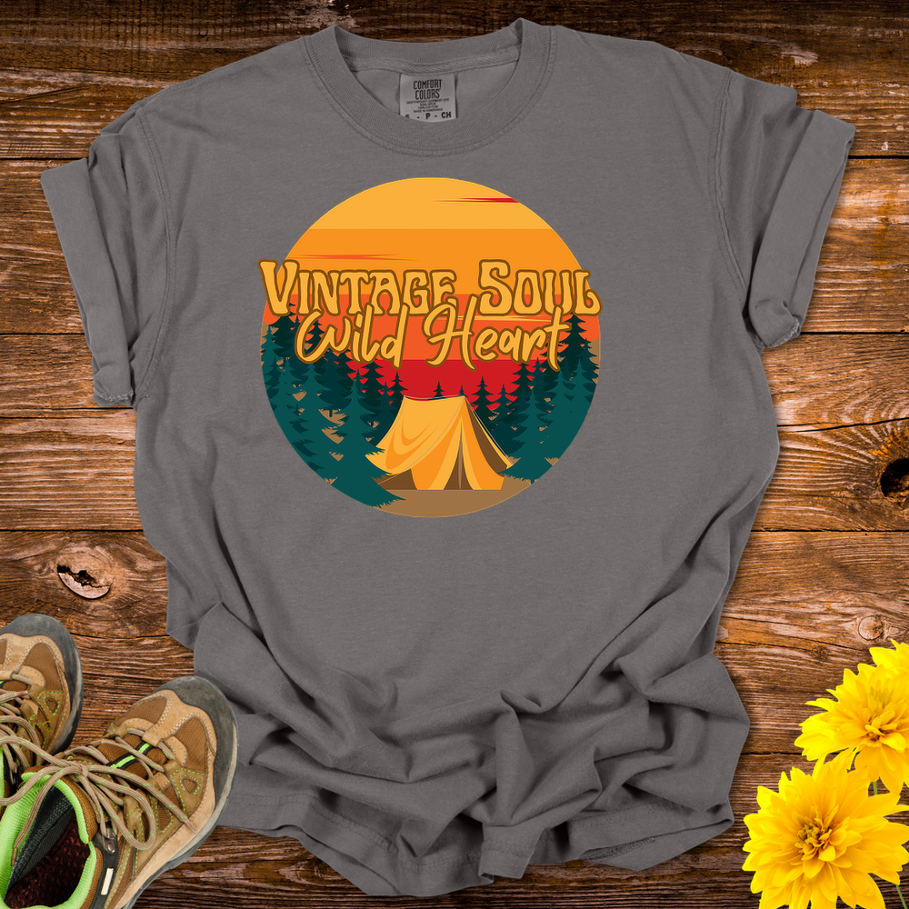 Vintage Soul Wild Heart T-Shirt - Pepper