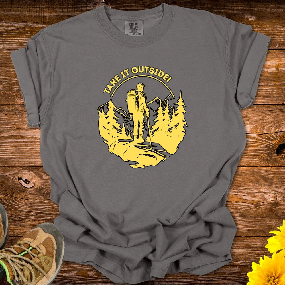 Take It Outside! T-Shirt - Pepper